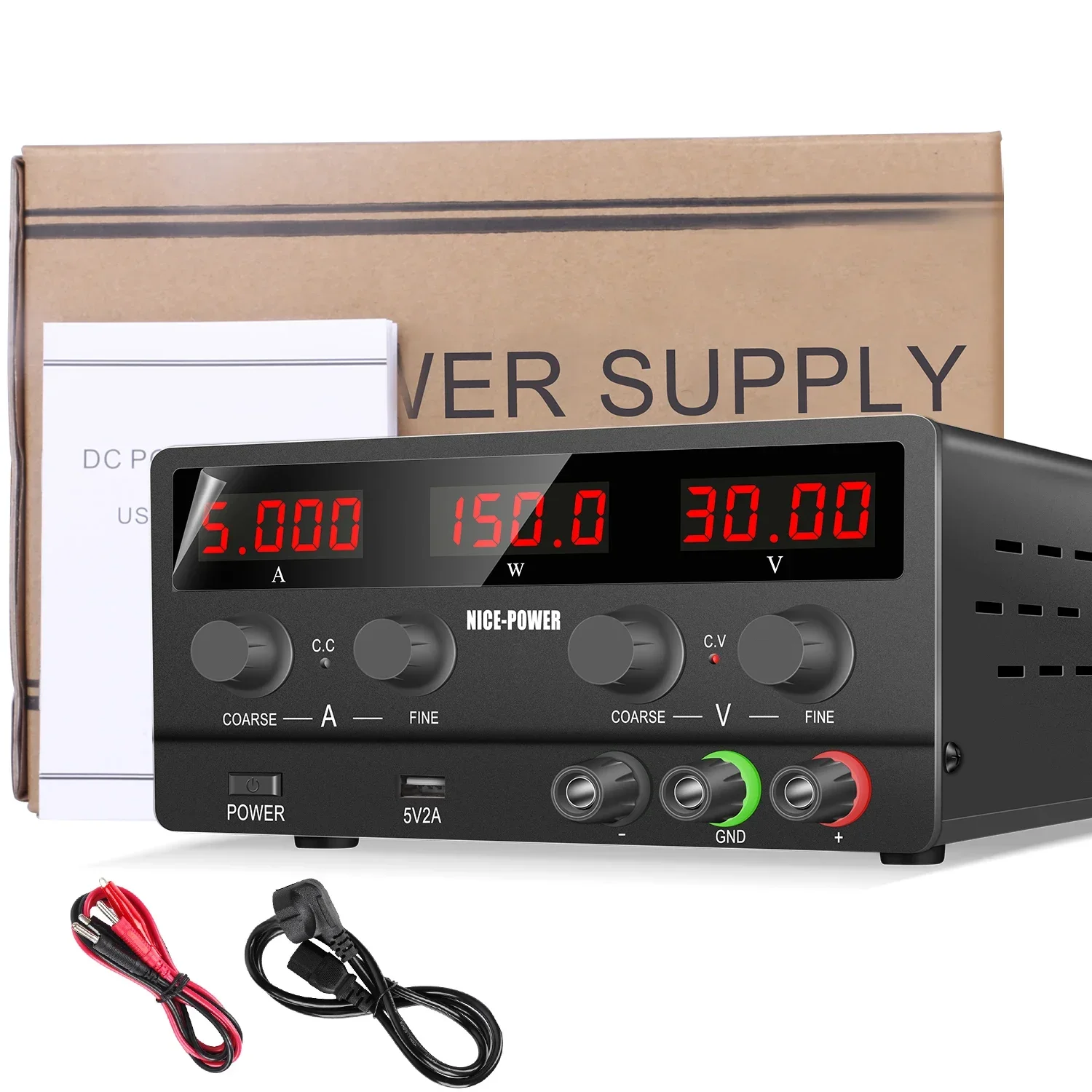 Catu Daya DC 30V 5A 150W NICE- - Smps Power Supply ulasan dan harga