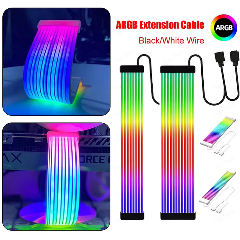 Kabel PC 5V 3Pin ARGB dengan S - Power Supply ulasan dan harga