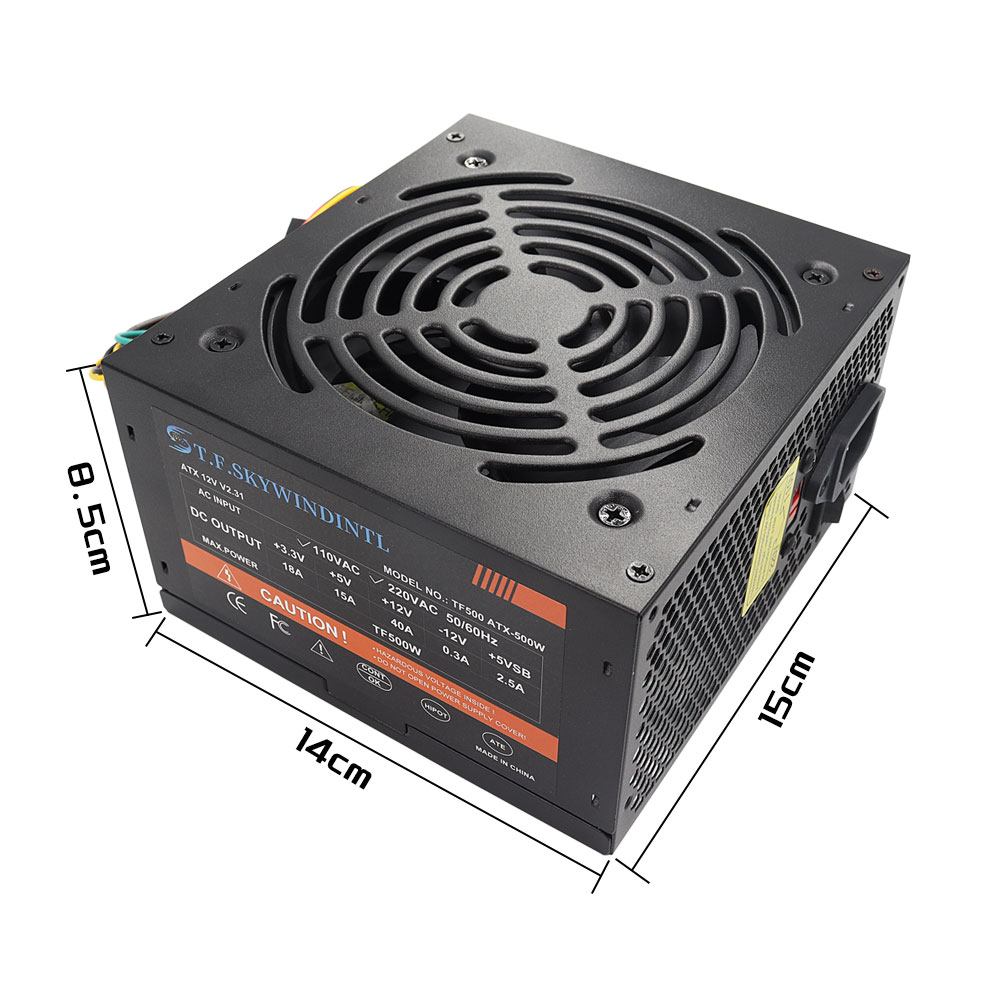 PSU Power Supply PC Gaming Des - Power Supply 750W ulasan dan harga