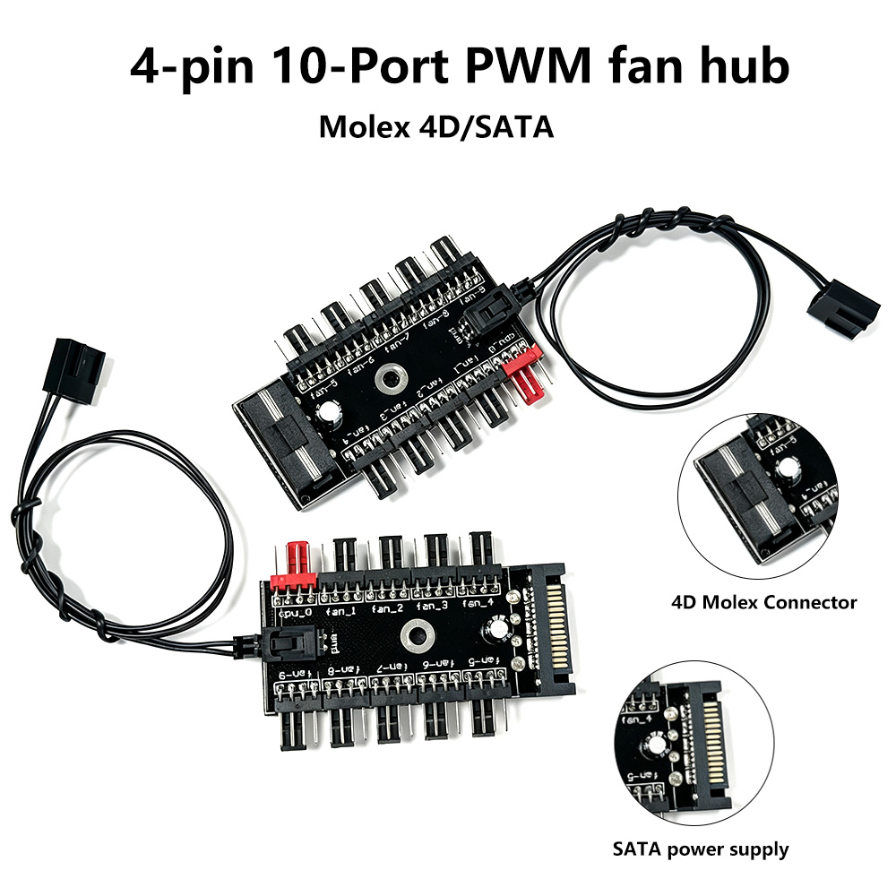 Splitter Hub Kipas PWM 4 Pin 1 - Pc Power Supply ulasan dan harga